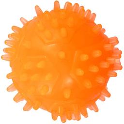 Игрушка для собак Agility мяч с шипами 7.5 см оранжевая