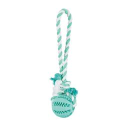 Іграшка для собак Trixie М'яч на мотузку з ручкою Denta Fun, 24 см (3299)