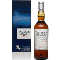 Виски Talisker 25 YO Single Malt Scotch Whisky, 45,8%, 0,7 л (664956)
