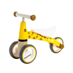 Детский трехколесный беговел Poppet Жираф Лори, желтый (PP-1601Y)