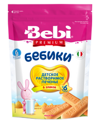 Печиво Bebi Premium Бебіки 6 злаків, 115 г