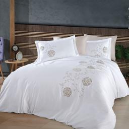 Комплект постельного белья Dantela Vita Sofia сатин с вышивкой евро (svt-2000022307857)