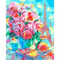 Картина по номерам Santi Цветущий Париж, 40х50 см (954489)