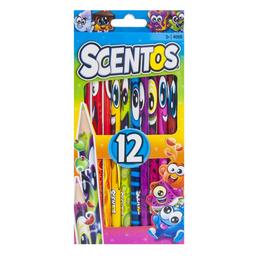 Набор ароматных карандашей Scentos Фантазия, 12 цветов (40515)