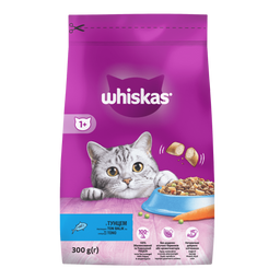 Сухой корм для кошек Whiskas, с тунцом, 300 г