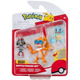 Набор игровых фигурок Pokemon W18 - Поньярд, Сквиртл, Монферно