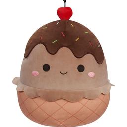Мягкая игрушка Squishmallows Шоколадное мороженое Марта 30 см (SQCR04146)