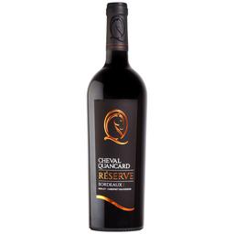 Вино Cheval Quancard Reserve Bordeaux Rouge AOC, червоне, сухе, 11-14,5%, 0,75 л (814478)
