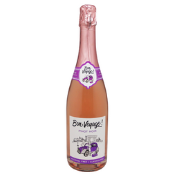 Вино игристое Bon Voyage Pinot Noir Alcohol Free Sparkling Rose, розовое, полусухое, 0,5%, 0,75 л