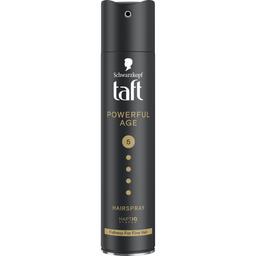 Лак Taft Powerful Age 5 для тонкого й ослабленого волосся 250 мл