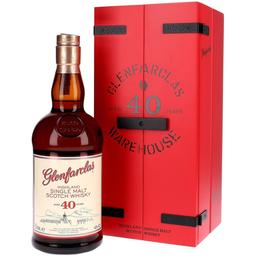 Віскі Glenfarclas Single Malt Scotch Whisky 40 yo 43% 0.7 л, в подарунковому пакуванні