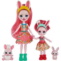 Кукла Enchantimals Кролик Бри с младшей сестричкой (HCF84)