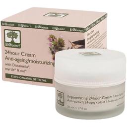 Зволожувальний крем для обличчя BIOselect 24hour Cream Anti-ageing/moisturizing 50 мл