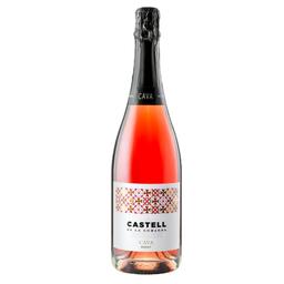 Вино игристое Castell De La Comanda Cava Brut Rose, розовое, сухое, 11,5%, 0,75 л (784)