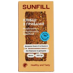 Хлебцы Sunfill с грибами 100 г (763592)