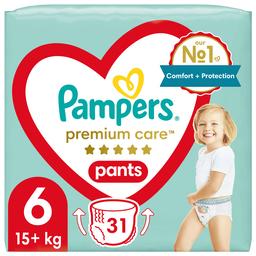 Подгузники-трусики Pampers Premium Care Pants 6 (15+ кг), 31 шт.