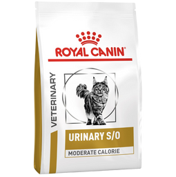 Сухой диетический корм для стерилизованных котов Royal Canin Urinary S/O Moderate Calorie при заболеваниях нижних мочевыводящих путей, 9 кг (3954120)