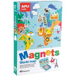 Комплект магнитов Apli Kids Карта мира (16494)