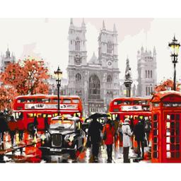 Картина за номерами ArtCraft Осінній Лондон 40x50 см (11679-AC)