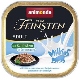 Влажный корм для кошек Animonda Vom Feinsten Adult with rabbit in cream sauce, с кроликом в сливочном соусе, 100 г