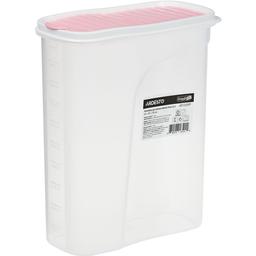 Контейнер для сипучих продуктів Ardesto Fresh, 2,5 л, рожевий (AR1225PP)