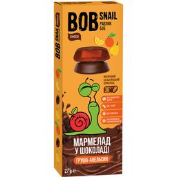 Фруктовий мармелад Bob Snail Груша-Апельсин в бельгійському молочному шоколаді 27 г