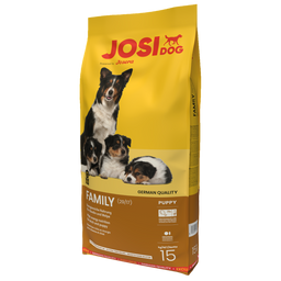 Сухий корм для цуценят і годуючих собак Josera JosiDog Family, з м'ясом домашньої птиці, 15 кг