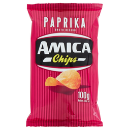 Чипси Amica зі смаком паприки 100 г (801527)