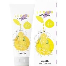 Пінка для вмивання обличчя з содою MED B Lemon, з екстрактом лимону, 100 мл