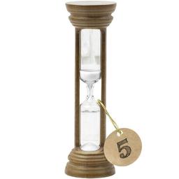 Пісочний годинник настільний Склоприлад 4-19, 5 хвилин, бежевий (300570)