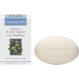 Мыло для лица L'Erbolario Panetto Di Non Sapone с репейником, без щелочи, 100 г
