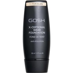 Тональна основа Gosh X-Ceptional Wear відтінок 11 (Porcelain) 30 мл