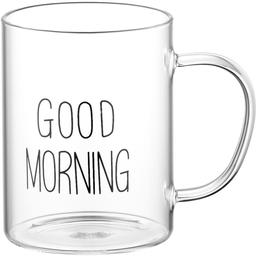 Набір чашок Ardesto Good Morning, 420 мл, прозорий (AR2642GM)