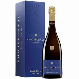 Шампанське Philipponnat Royale Reserve Non Dose біле екстра-брют 0.75 л, в подарунковій коробці