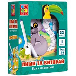 Игра настольная Vladi Toys Пиши и вытирай Зоопарк (VT5010-20)