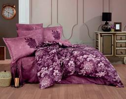 Комплект постельного белья Hobby Exclusive Sateen Adele, сатин, евростандарт, 220х200 см, бордовый (8698499154476)