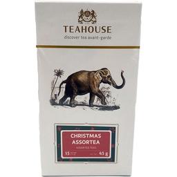 Чай порційний Teahouse Perfect Cup Christmas Assortea 15 шт. x 3 г