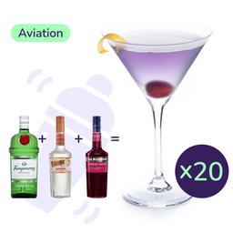 Коктейль Aviation (набор ингредиентов) х20 на основе Tanqueray