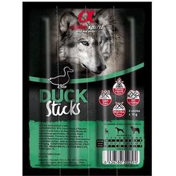 Напіввологі ласощі для собак Alpha Spirit Sticks Duck, палички з качки, 4 шт., 40 г