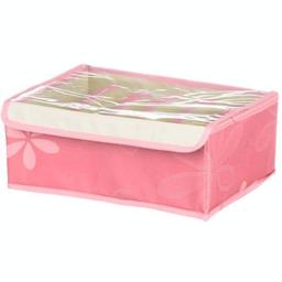 Коробка-органайзер для белья Stenson 30х23х11 см розовая (25775)