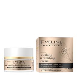 Матирующий успокаивающий крем Eveline Organic Gold, 50 мл