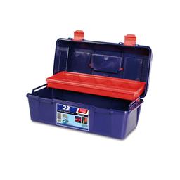 Ящик пластиковый для инструментов Tayg Box 22 Caja htas, 35,6х18,4х16,3 см, синий (122002)