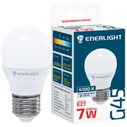 Светодиодная лампа Enerlight G45, 7W, 4100K, E27 (G45E277SMDNFR)