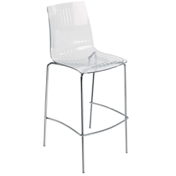 Барний стілець Papatya X-Treme BSL, прозорий (783187)