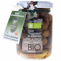 Оливки Frantoio di Sant'agata Таджаске органічні в розсолі 150 г