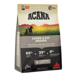 Сухой корм для взрослых собак с избыточным весом Acana Light&Fit Recipe, 2 кг