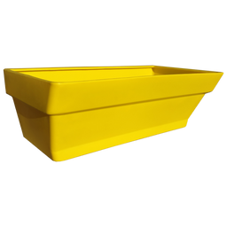 Грядка пластикова Укрхимпласт, 210 л, жовта (10648)