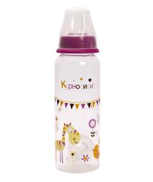 Бутылочка для кормления Курносики, с 2 сосками, 250 мл, фиолетовый (7008 фіол)
