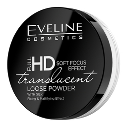 Фіксуюча розсипчаста пудра Eveline Full HD Translucent Loose Powder, відтінок Translucent, 6 г (LMKLOOSEPOWW)