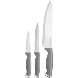 Набір ножів Ardesto Gemini Gourmet, 3 предмети, сірий (AR2103GR)
